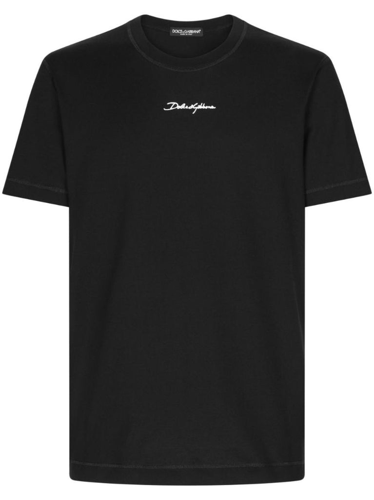 Logo-embroidered Cotton T-shirt