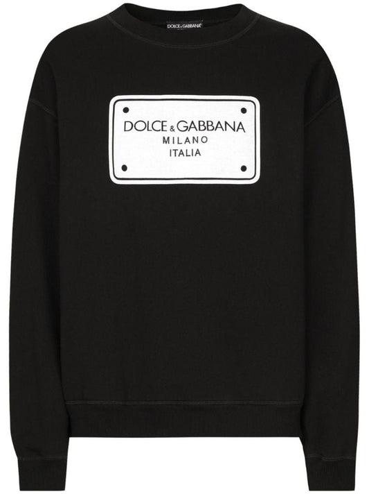 Dg-embroidered Jersey Sweatshirt