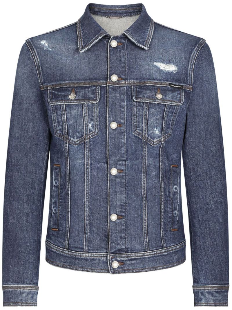 Buttoned Denim Jacket