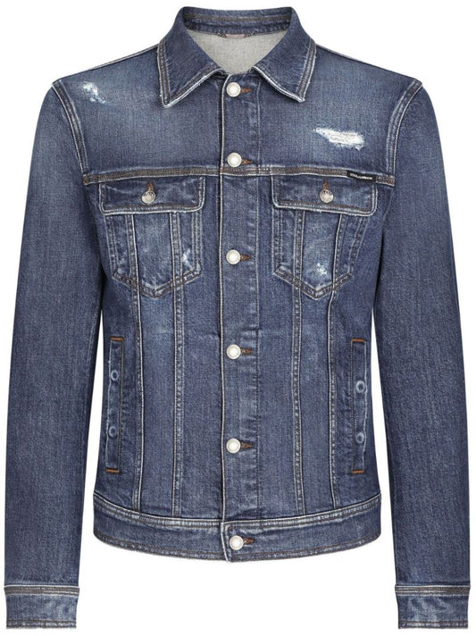 Buttoned Denim Jacket
