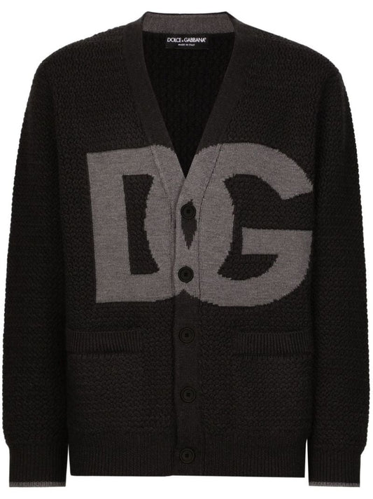 Hand-knit Wool Cardigan