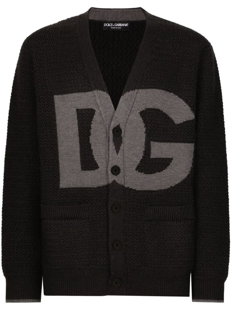 Hand-knit Wool Cardigan