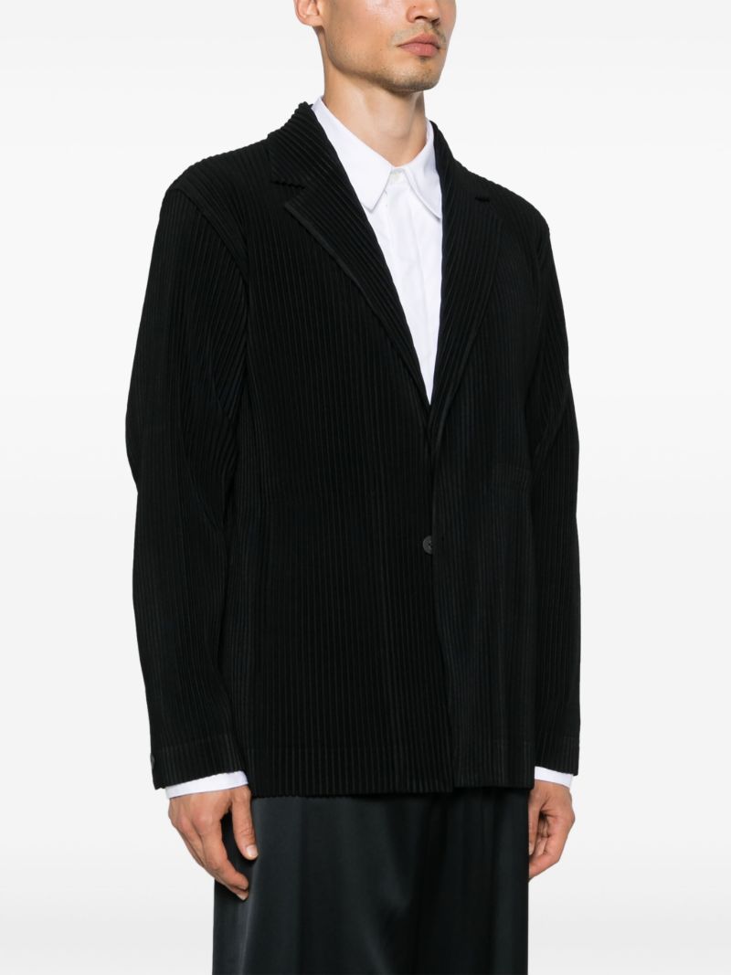 PlissÃ_x0083_Â© Notched Blazer