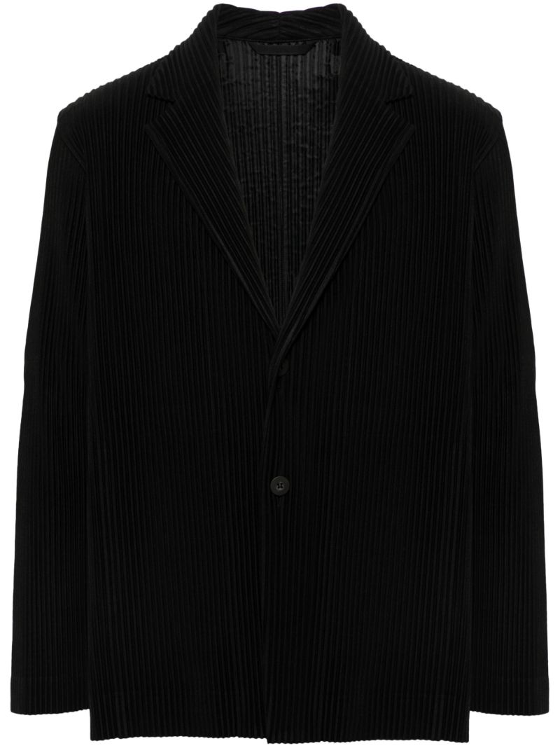 PlissÃ_x0083_Â© Notched Blazer