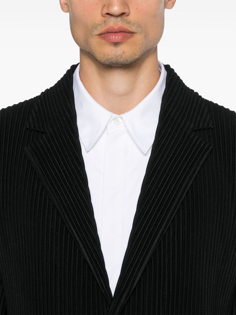 PlissÃ_x0083_Â© Notched Blazer