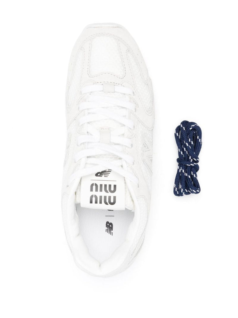 X New Balance White 530 Sl Panelled Sneakers