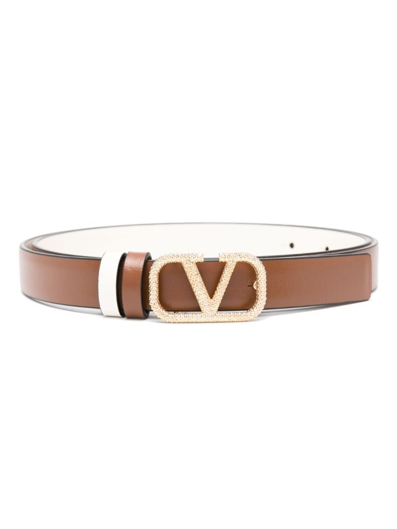 Vlogo Signature Leather Belt