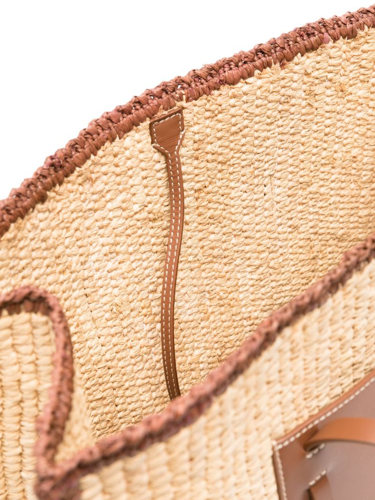 Neutral the Capria Raffia Tote Bag