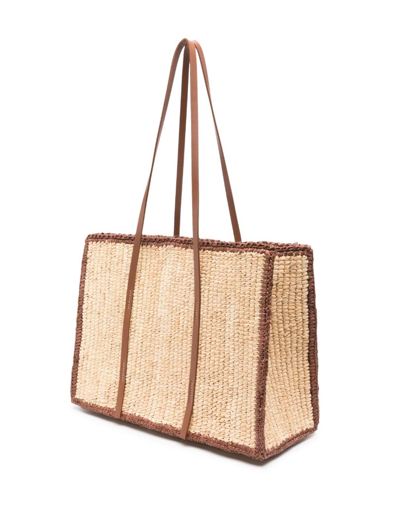 Neutral the Capria Raffia Tote Bag