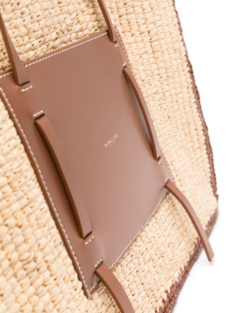Neutral the Capria Raffia Tote Bag