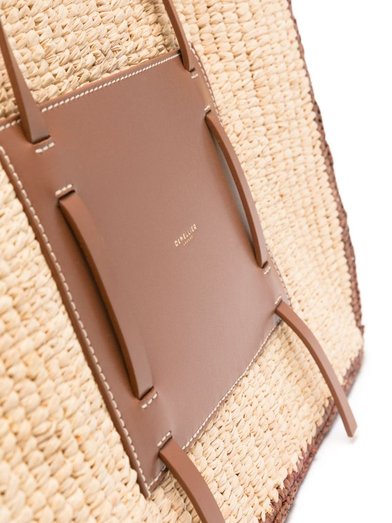 Neutral the Capria Raffia Tote Bag
