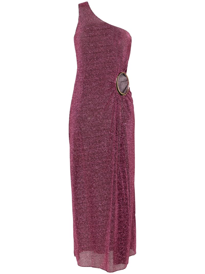 Purple LumiÃ_x0083_Â¨re One Shoulder Dress