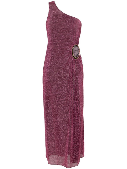 Purple LumiÃ_x0083_Â¨re One Shoulder Dress