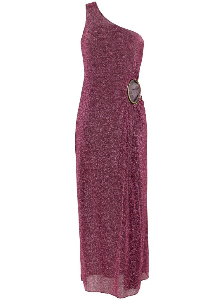Purple LumiÃ_x0083_Â¨re One Shoulder Dress