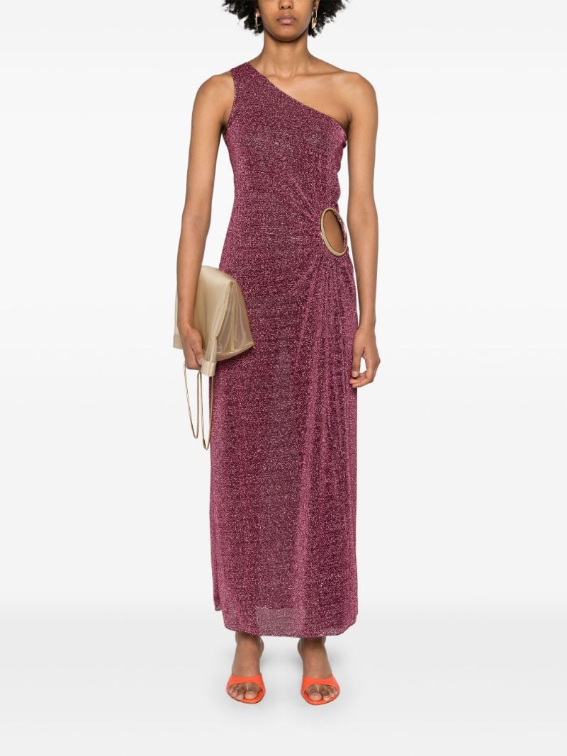 Purple LumiÃ_x0083_Â¨re One Shoulder Dress