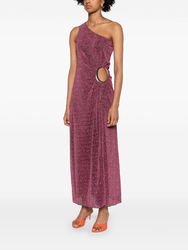 Purple LumiÃ_x0083_Â¨re One Shoulder Dress