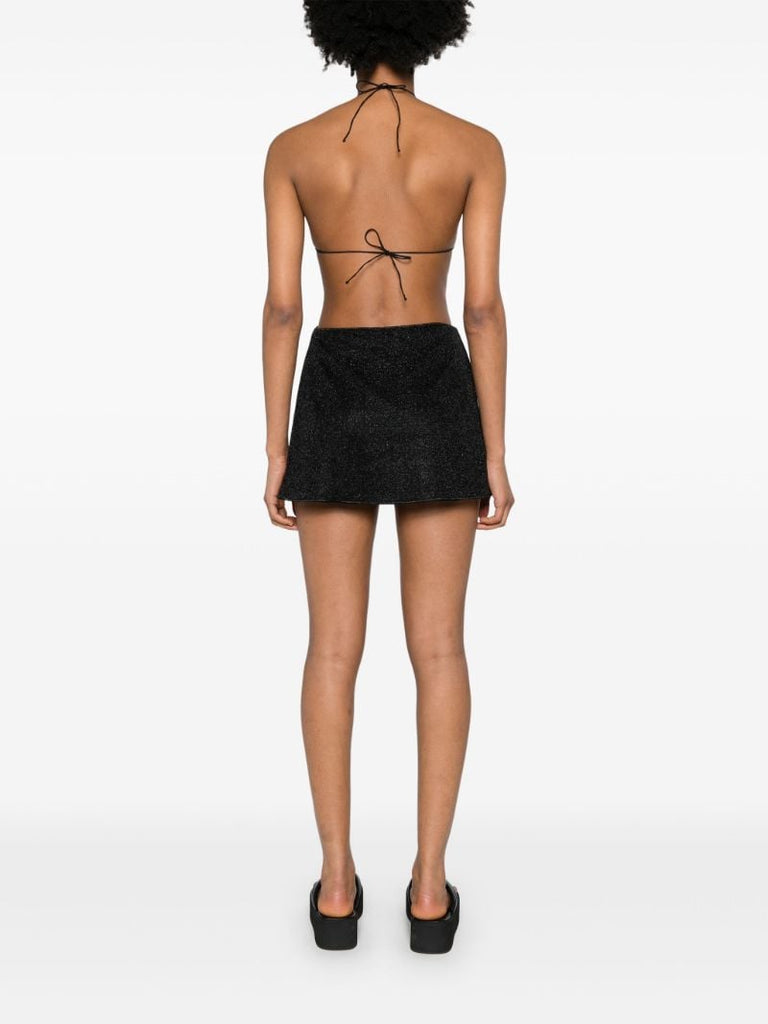 Black LumiÃ_x0083_Â¨re Halterneck Mini Dress