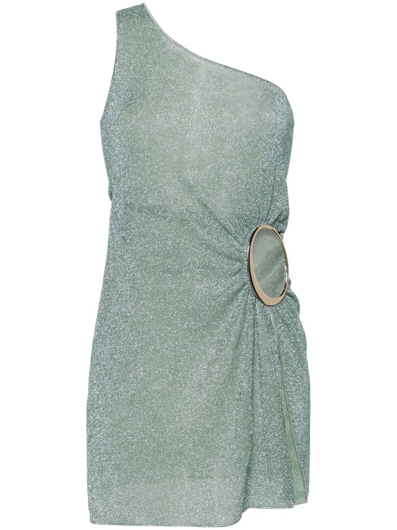 Green LumiÃ_x0083_Â¨re One Shoulder Dress