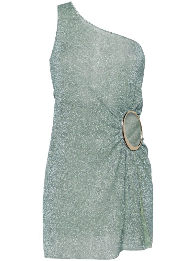 Green LumiÃ_x0083_Â¨re One Shoulder Dress
