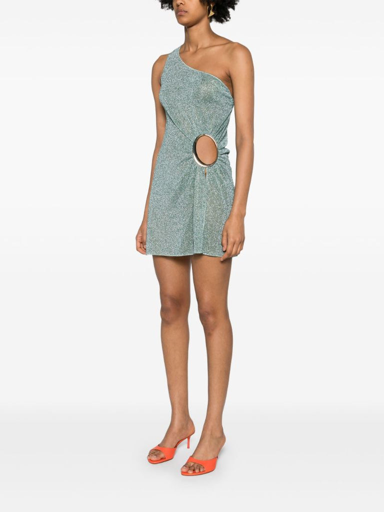 Green LumiÃ_x0083_Â¨re One Shoulder Dress