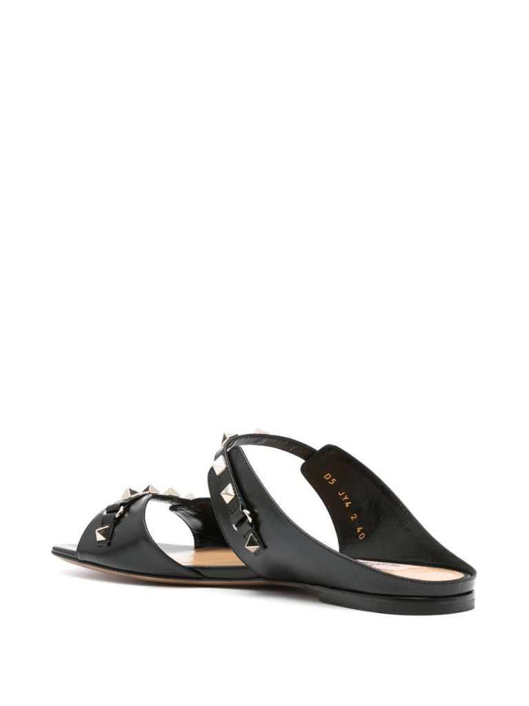 Rockstud Leather Sandals