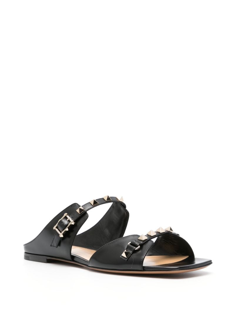 Rockstud Leather Sandals