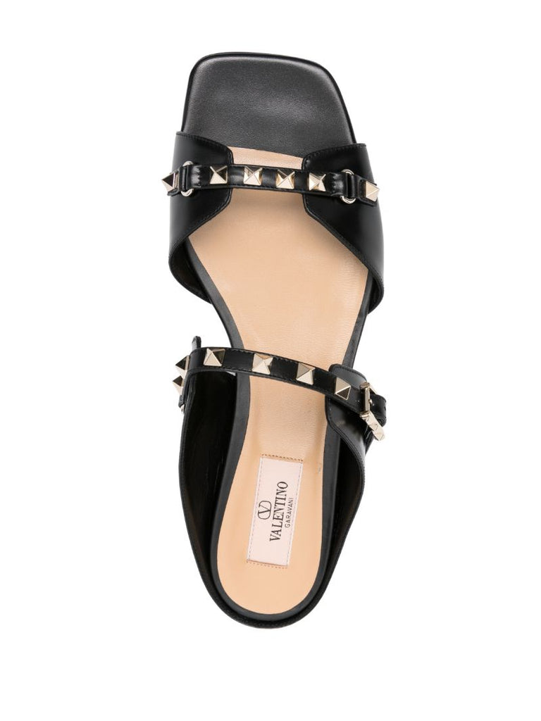Rockstud Leather Sandals