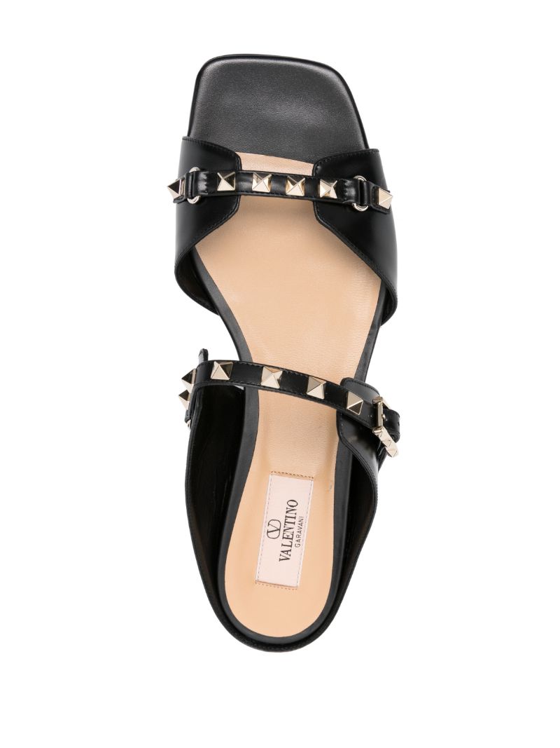 Rockstud Leather Sandals
