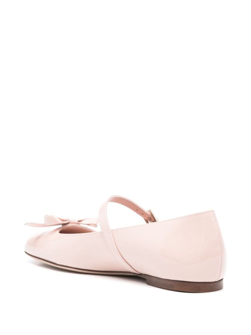 Pink Romance Bow Ballet Pumps