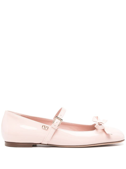 Pink Romance Bow Ballet Pumps