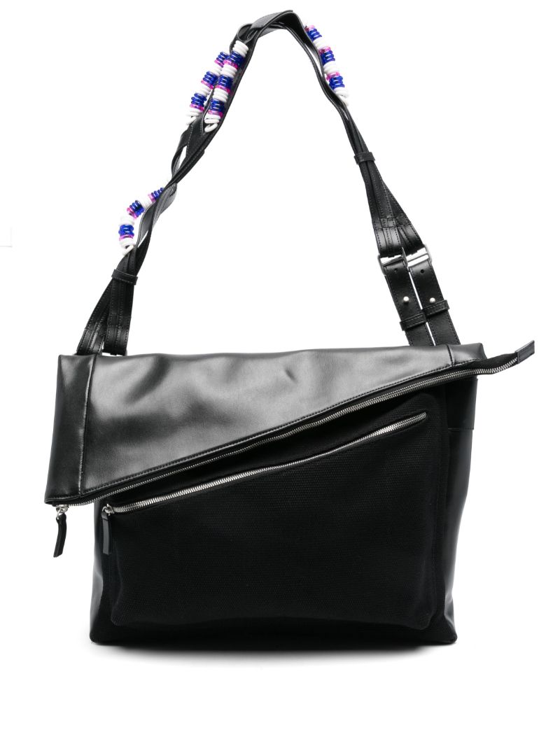 Large Bead-embellished Shoulder Bag