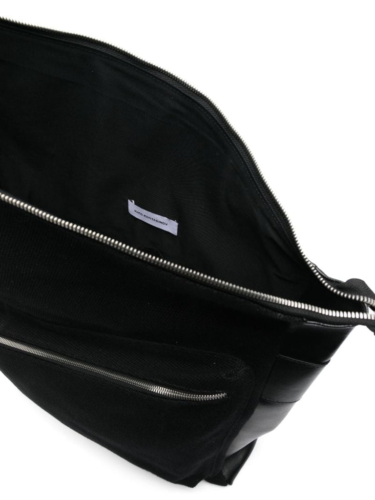 Large Bead-embellished Shoulder Bag