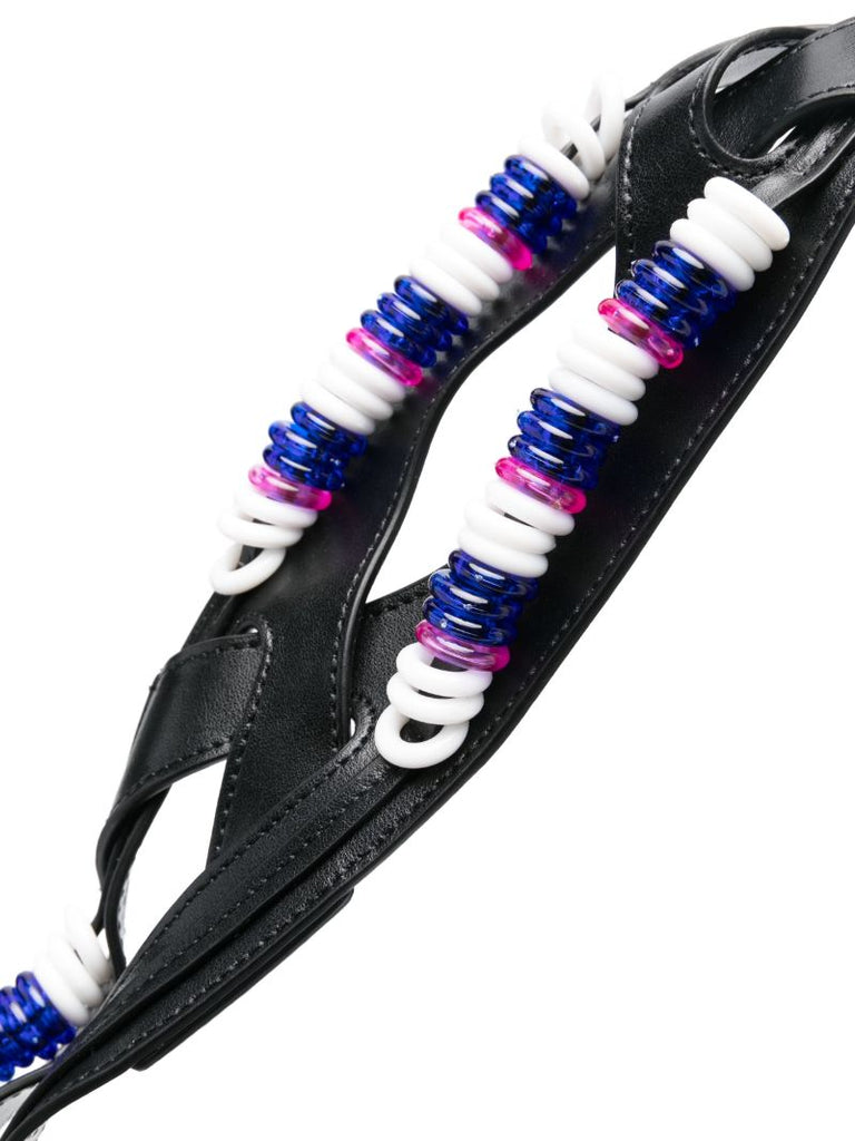 Large Bead-embellished Shoulder Bag