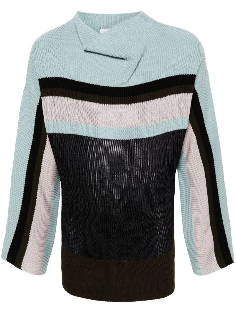 Striped Ribbed Sweater