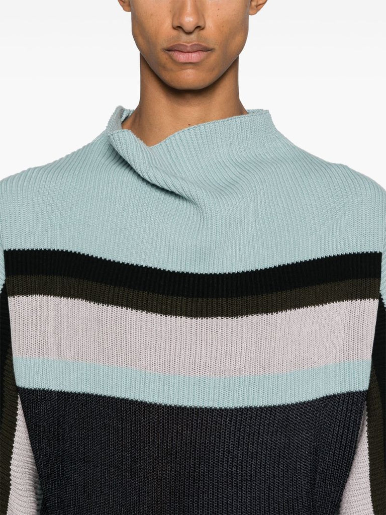 Striped Ribbed Sweater