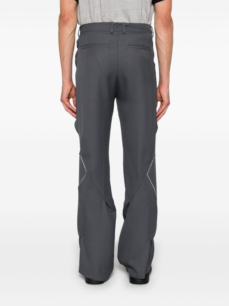 Gathered Straight Trousers