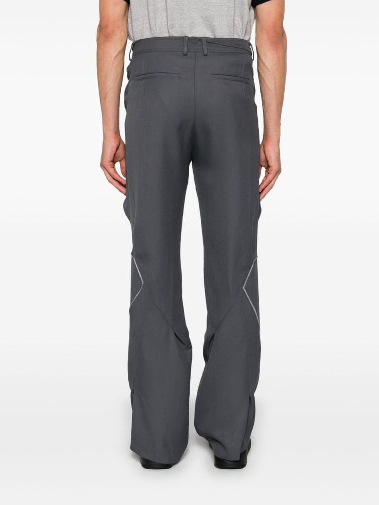Gathered Straight Trousers