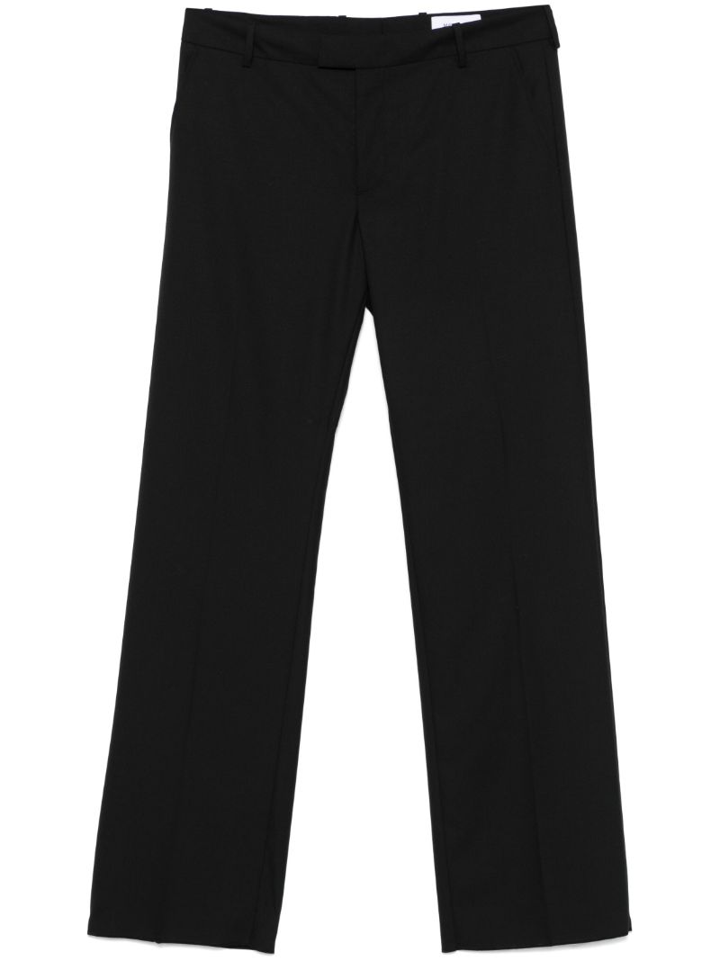 Wool Straight Trousers