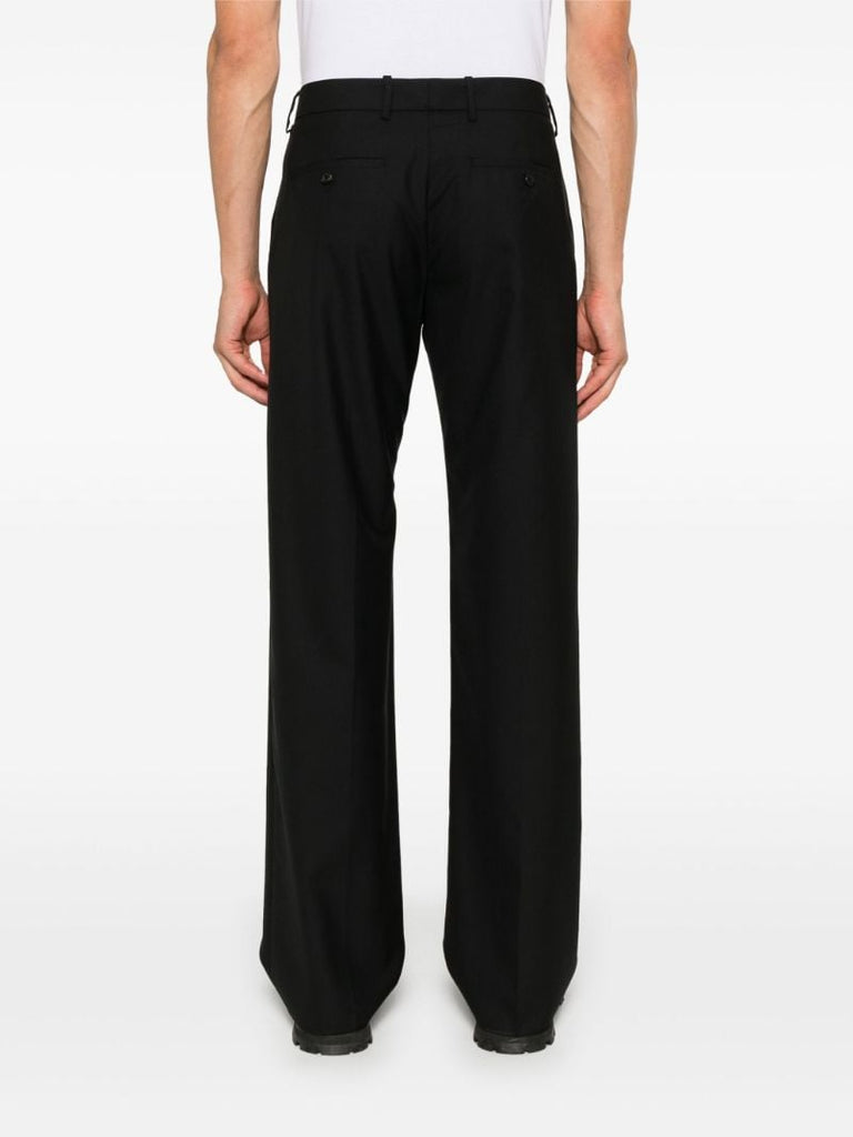 Wool Straight Trousers