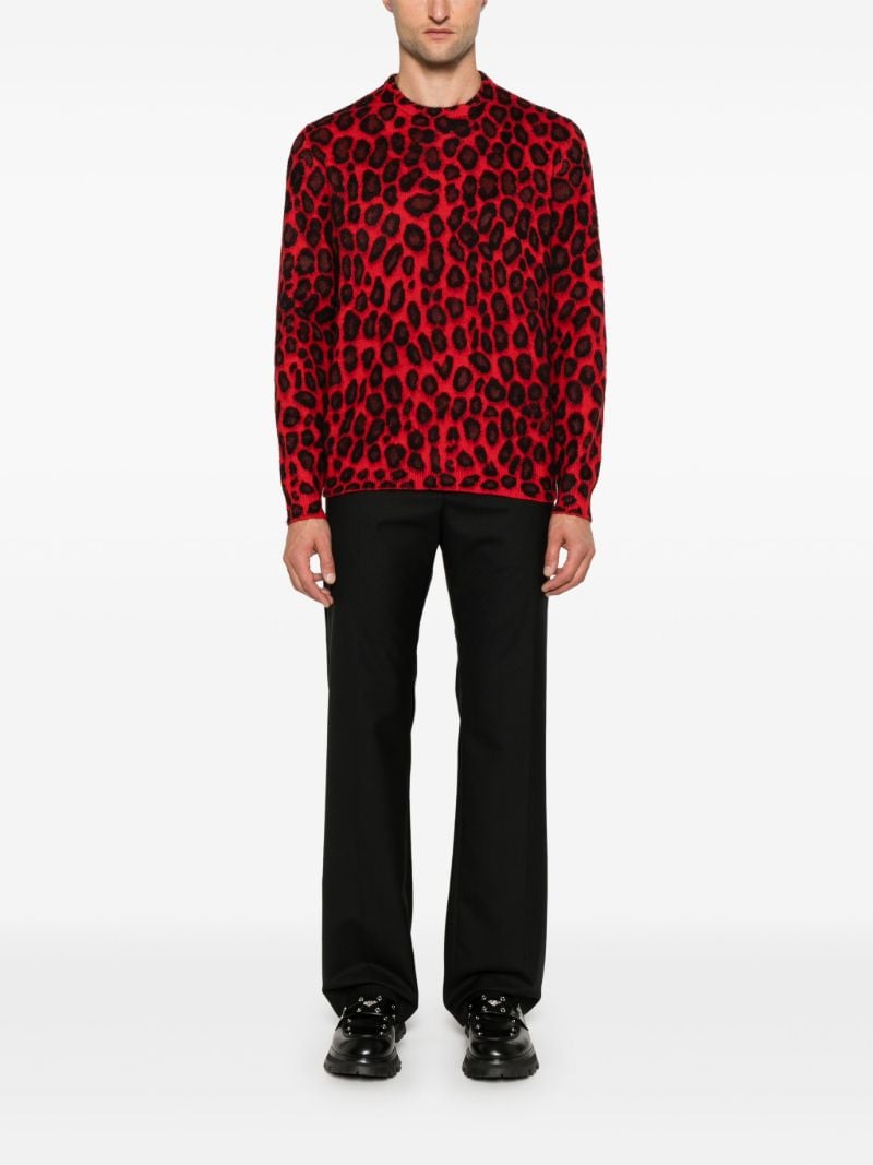 Wool Straight Trousers