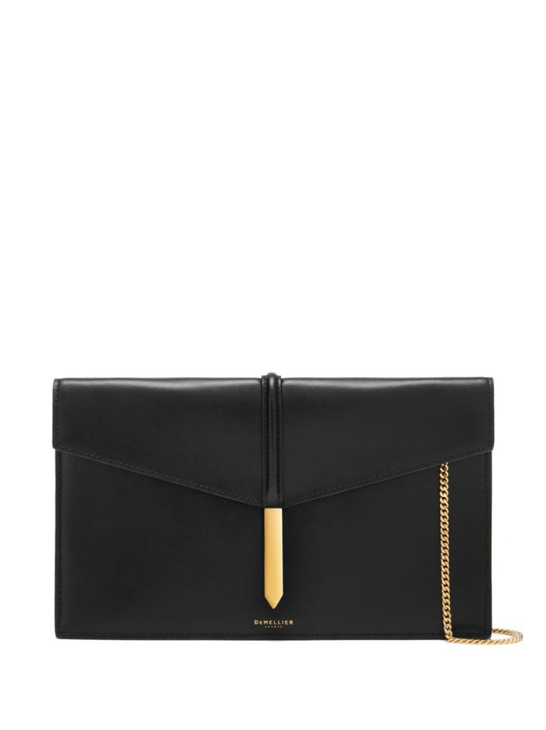 Black Tokyo Leather Clutch Bag