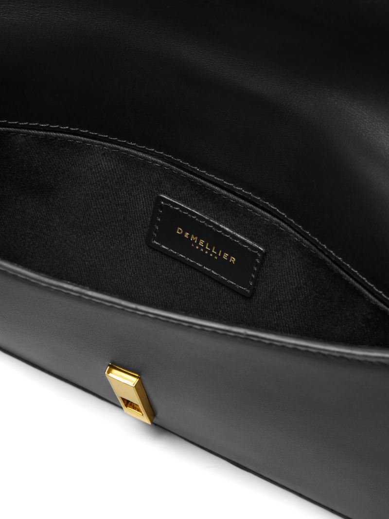 Black Tokyo Leather Clutch Bag