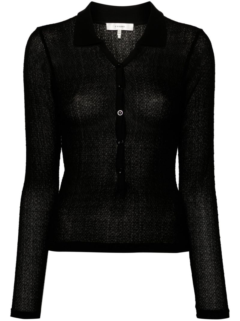 Knitted Polo Top