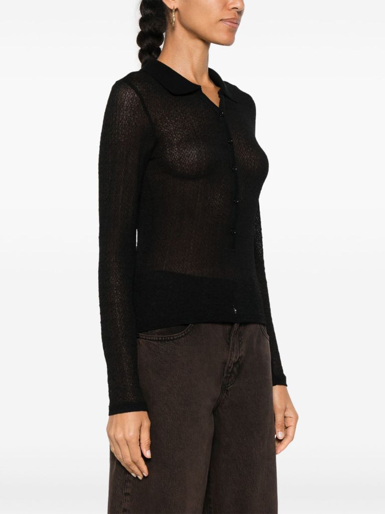 Knitted Polo Top