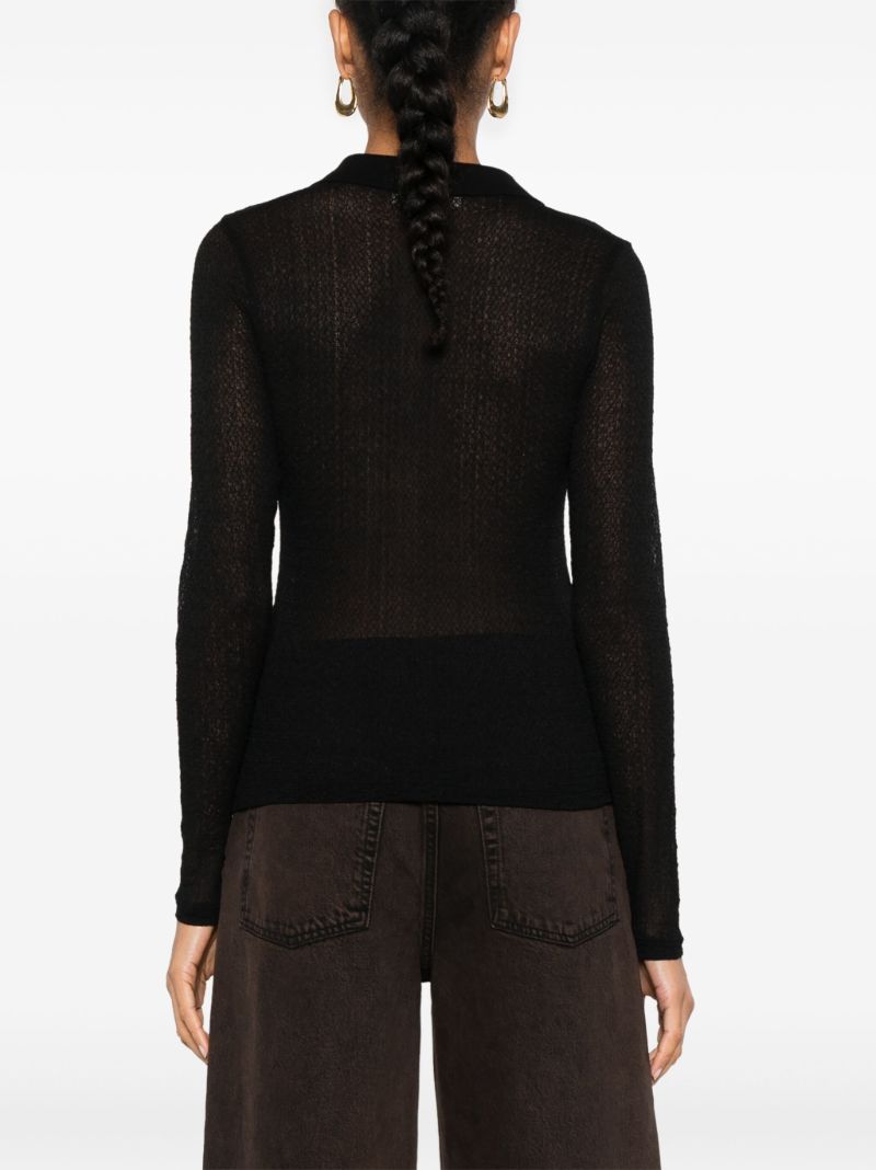 Knitted Polo Top