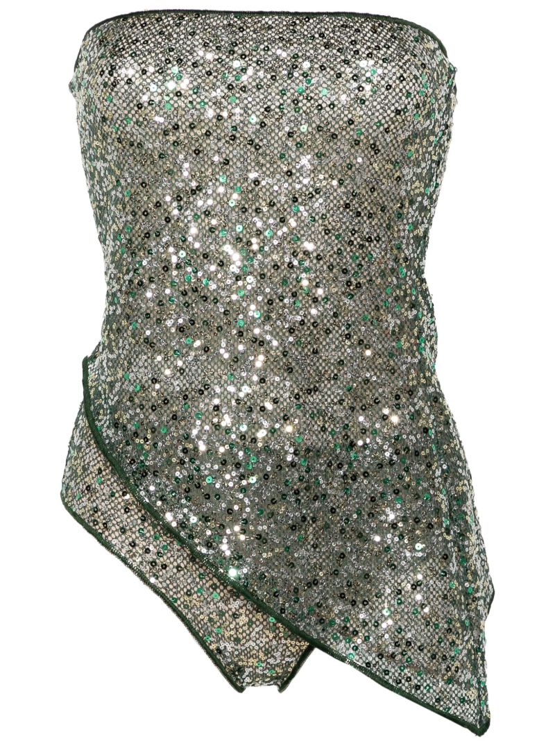 Green Disco Mesh Two-piece Set