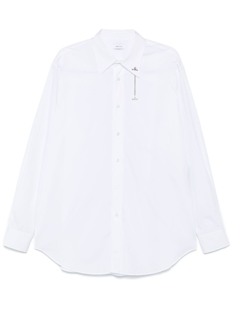 Cross-bar Chain Shirt