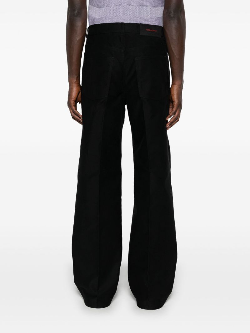 Black Wide-leg Trousers