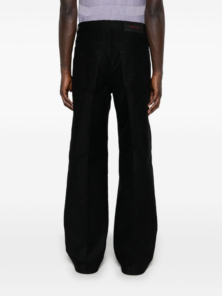 Black Wide-leg Trousers