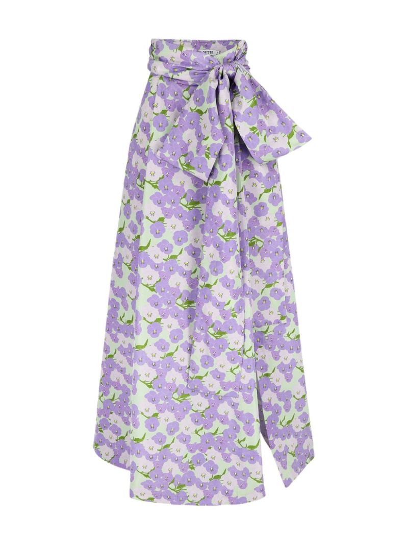 Purple Beatrice Maxi Skirt